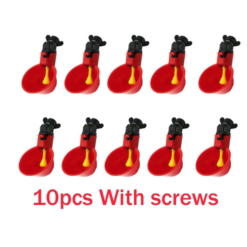 Chicken Nipple Drinker - 10 sztuk kurczak przepiórka wiszące kubki